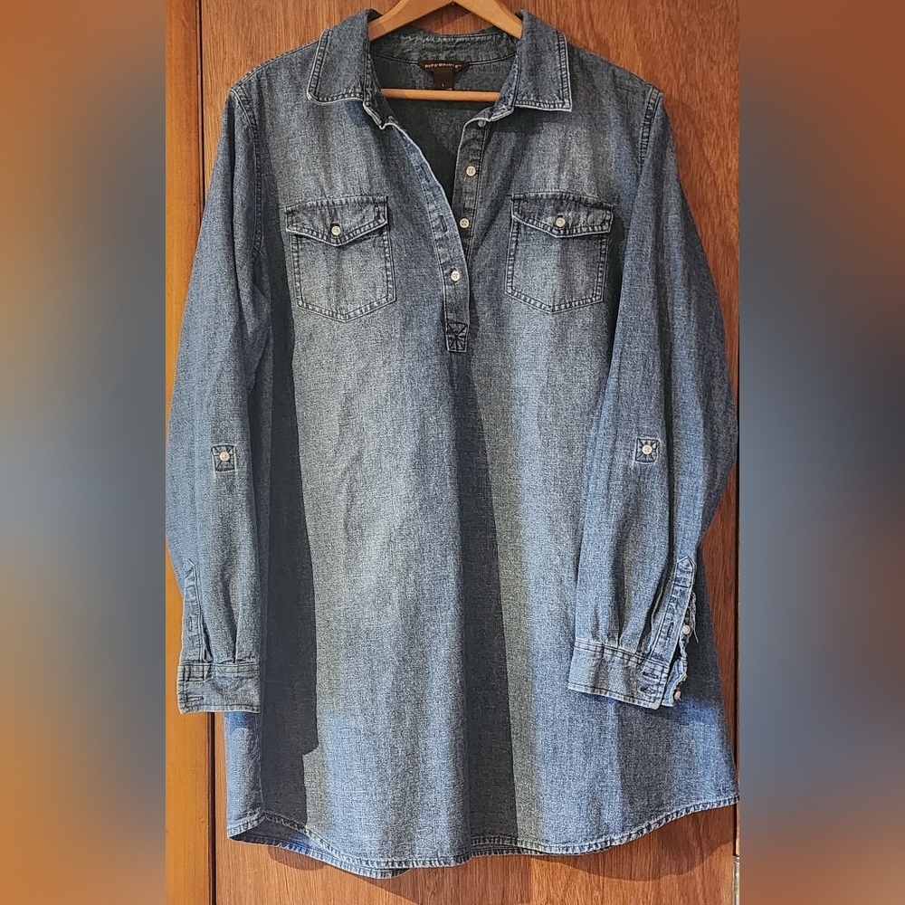 Bit And Bridle Cotton Denim Tunic